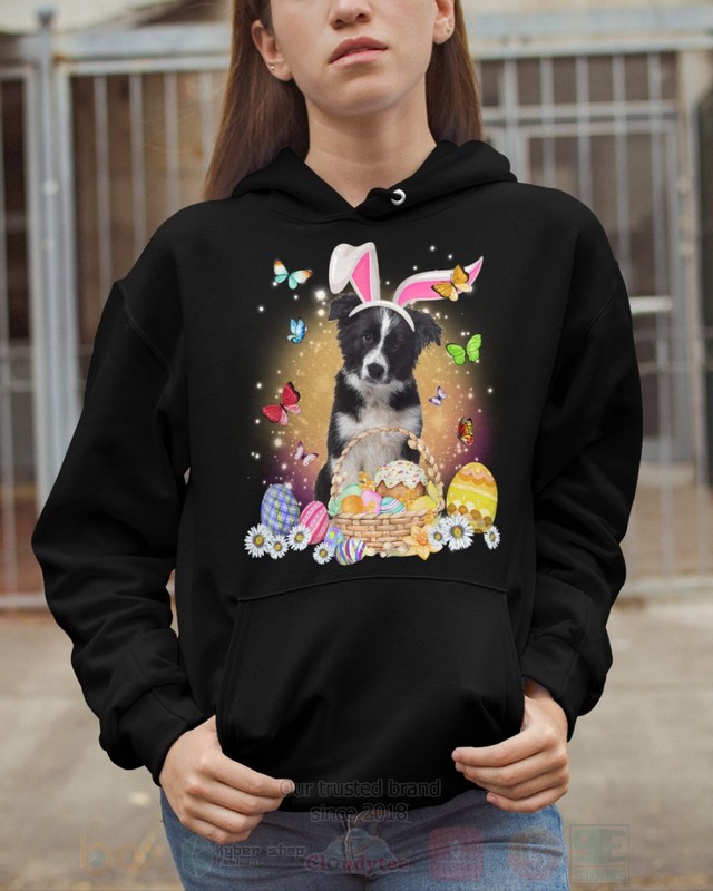 Border Collie Easter Bunny Butterfly 2D Hoodie Shirt 1 2 3 4 5 6 7 8 9 10 11 12 13 14 15 16 17 18