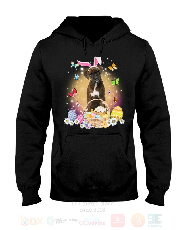 Brindle Boxer Easter Bunny Butterfly 2D Hoodie Shirt 1 2 3 4 5 6 7 8 9 10 11 12 13 14 15