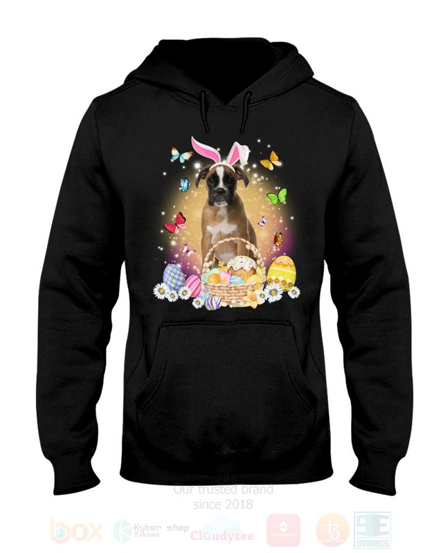 Brown Boxer Easter Bunny Butterfly 2D Hoodie Shirt 1 2 3 4 5 6 7 8 9 10 11 12 13 14 15