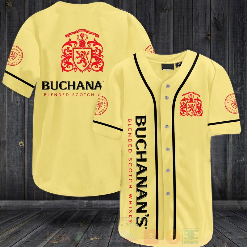 Buchanans Blended Scotch Whisky Baseball Jersey Shirt