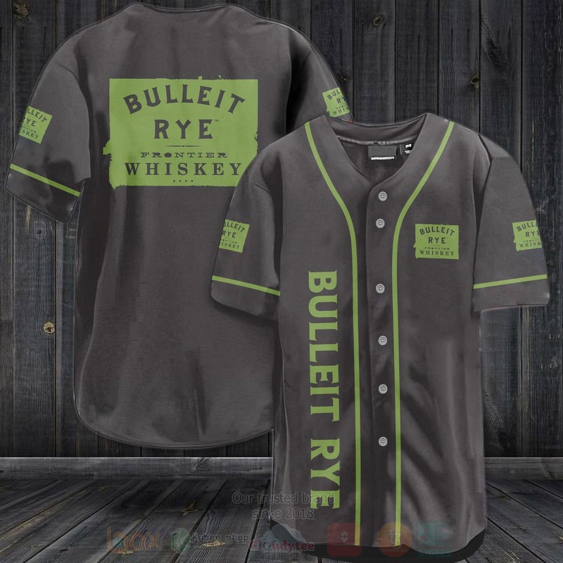Bulleit Rye Whiskey Baseball Jersey Shirt