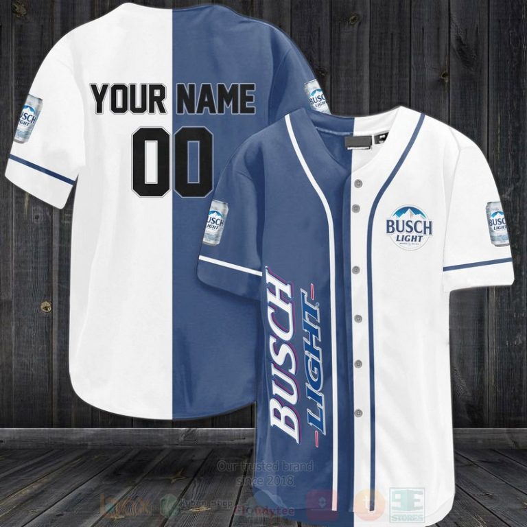 Busch Light Personalized Baseball Jersey Shirt