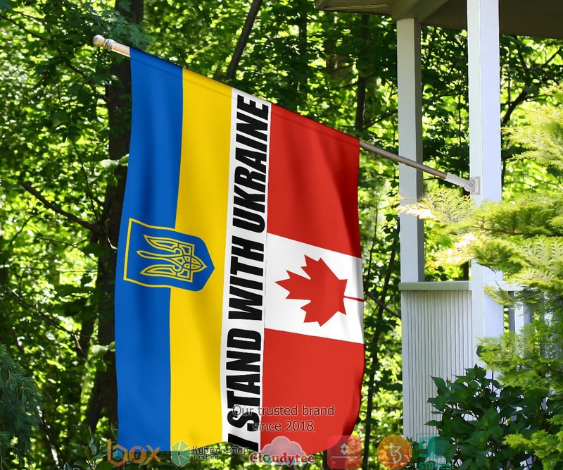Canada I Stand With Ukraine Flag 1 2