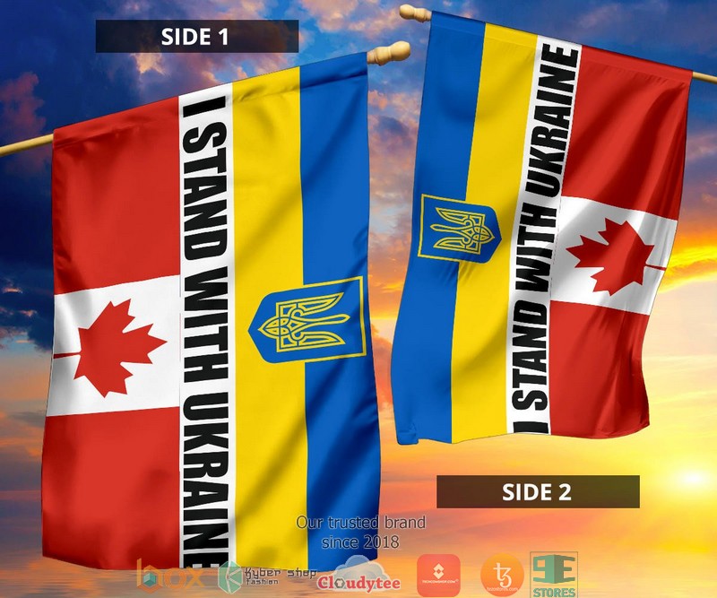 Canada I Stand With Ukraine Flag 1 2 3