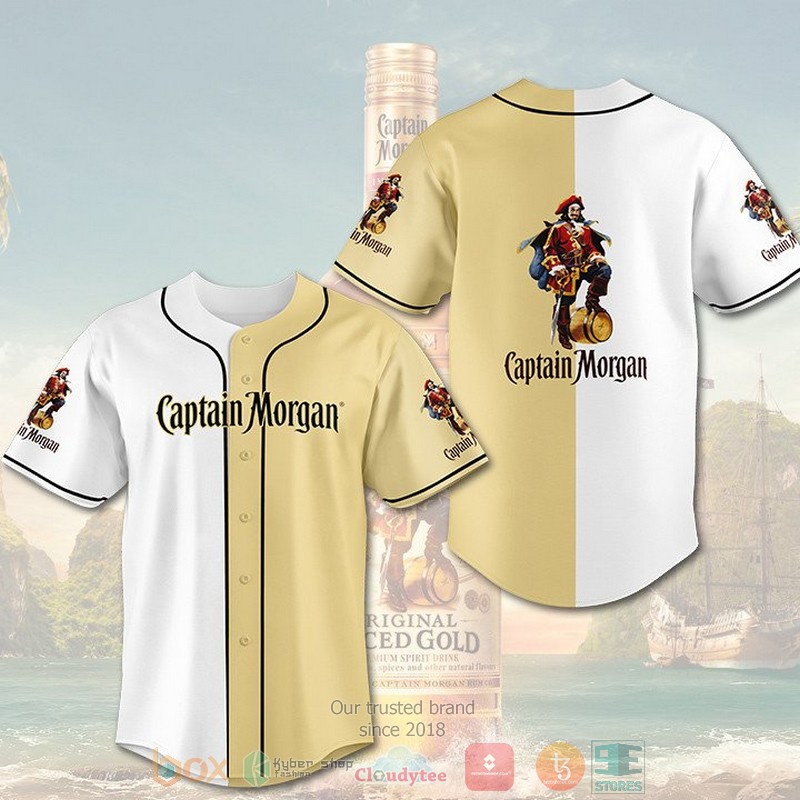 Captain Morgan rum white cream Baseball Jersey