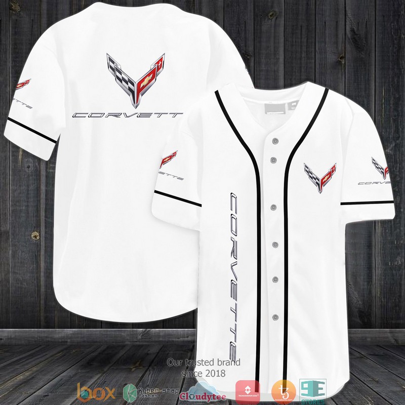 Chevrolet Corvette Jersey Baseball Shirt