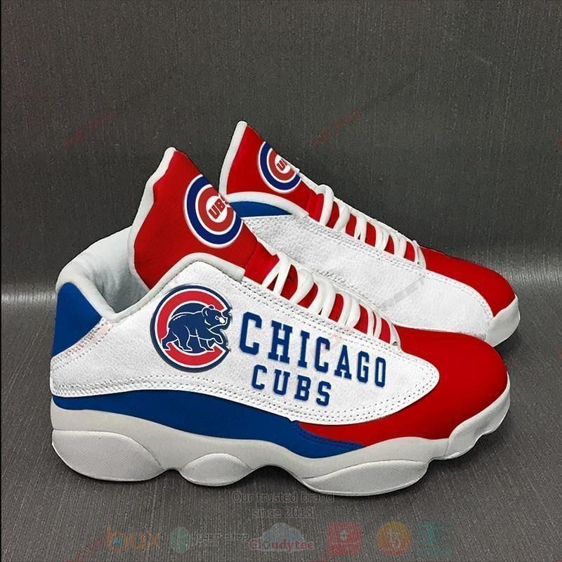 Chicago Cubs Team MLB Air Jordan 13 Shoes