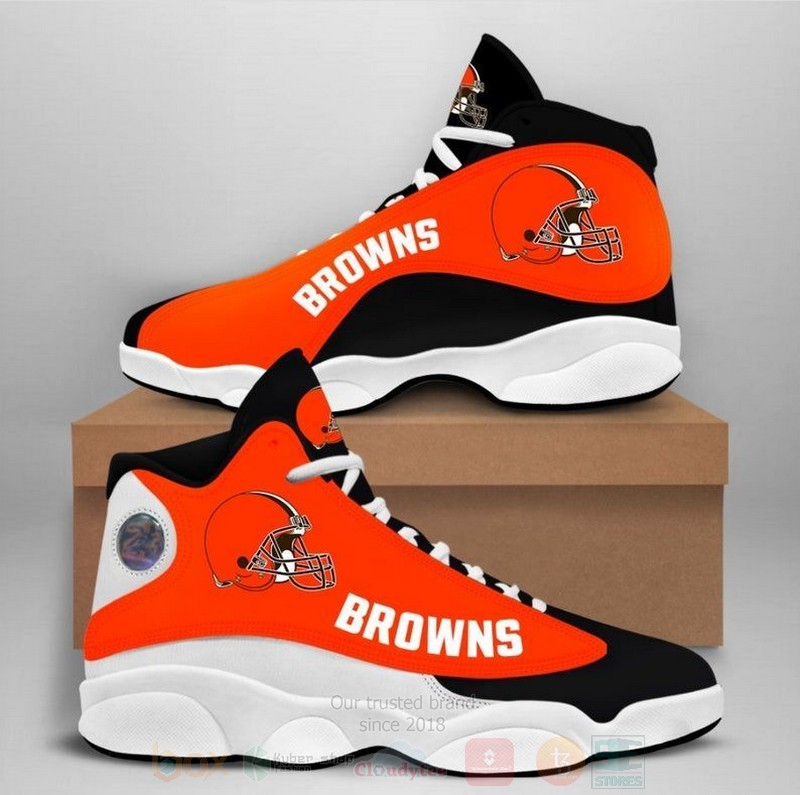 Cleveland Browns NFL Air Jordan 13 Shoes