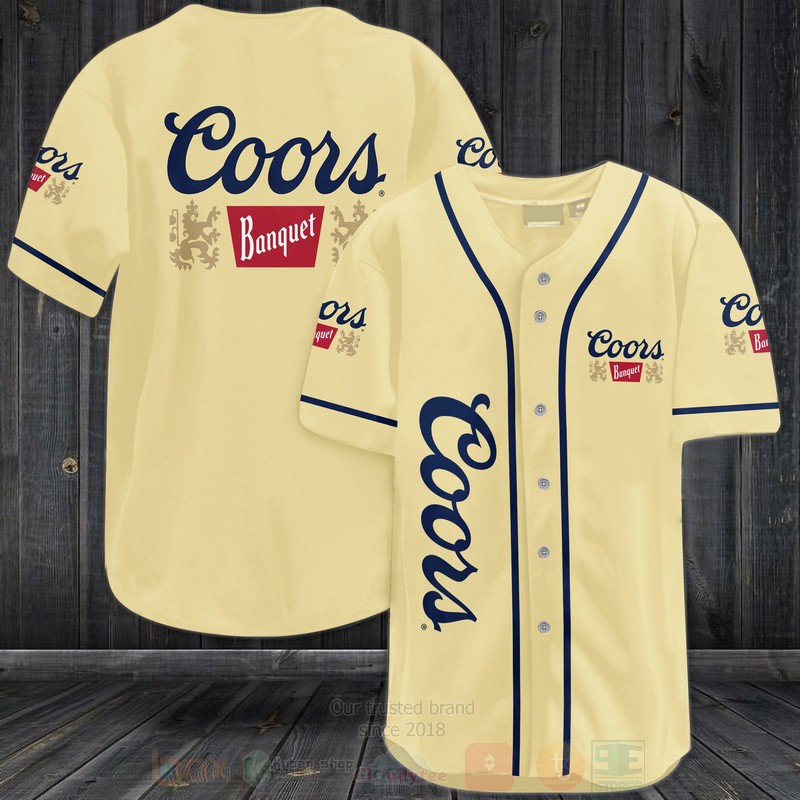 Coors Brewing Company Baseball Jersey Shirt