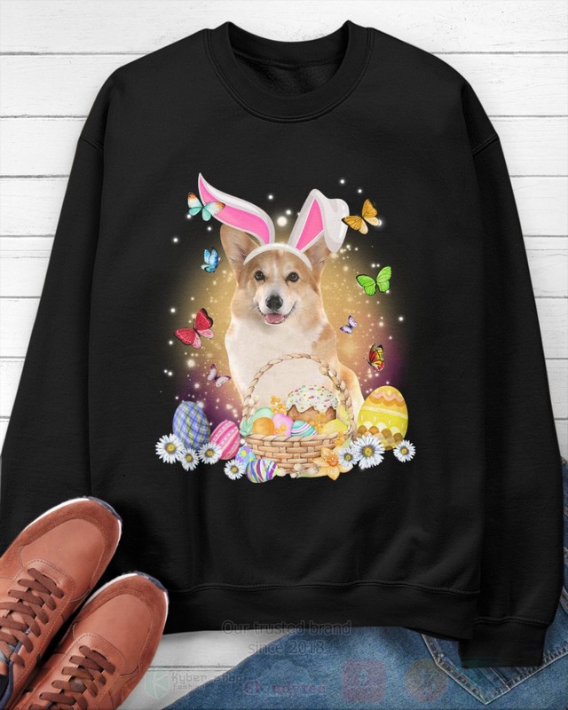 Corgi Easter Bunny Butterfly 2D Hoodie Shirt 1 2 3 4 5 6 7 8 9 10 11 12 13 14