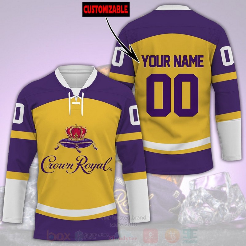 Crown Royal Personalized Hockey Jersey Shirt
