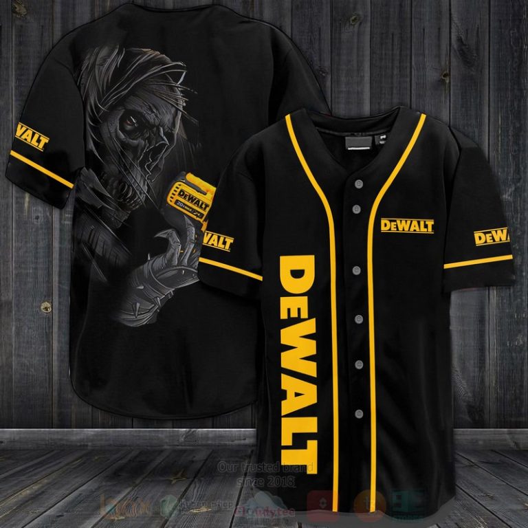 Dewalt Skull Baseball Jersey Shirt