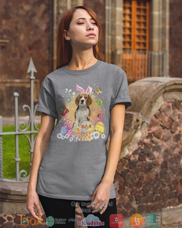Easter Bunny Beagle 2d shirt hoodie