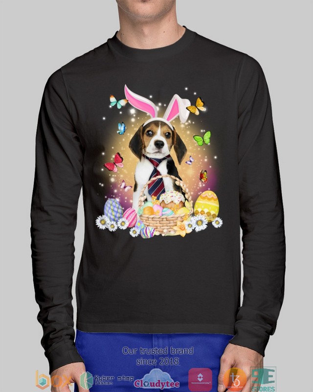 Easter Bunny Beagle cravat 2d shirt hoodie 1 2 3 4 5