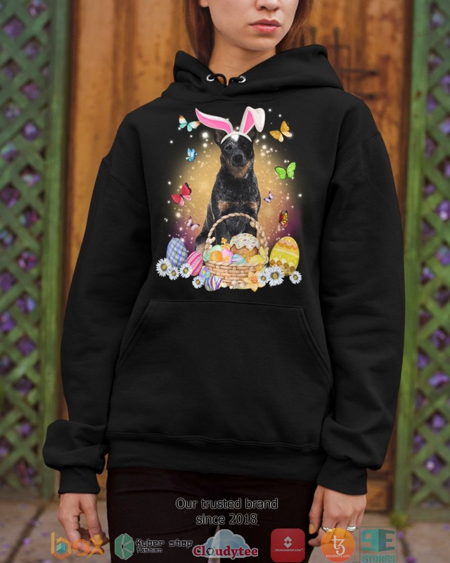 Easter Bunny Blue Heeler 2d shirt hoodie 1 2 3 4