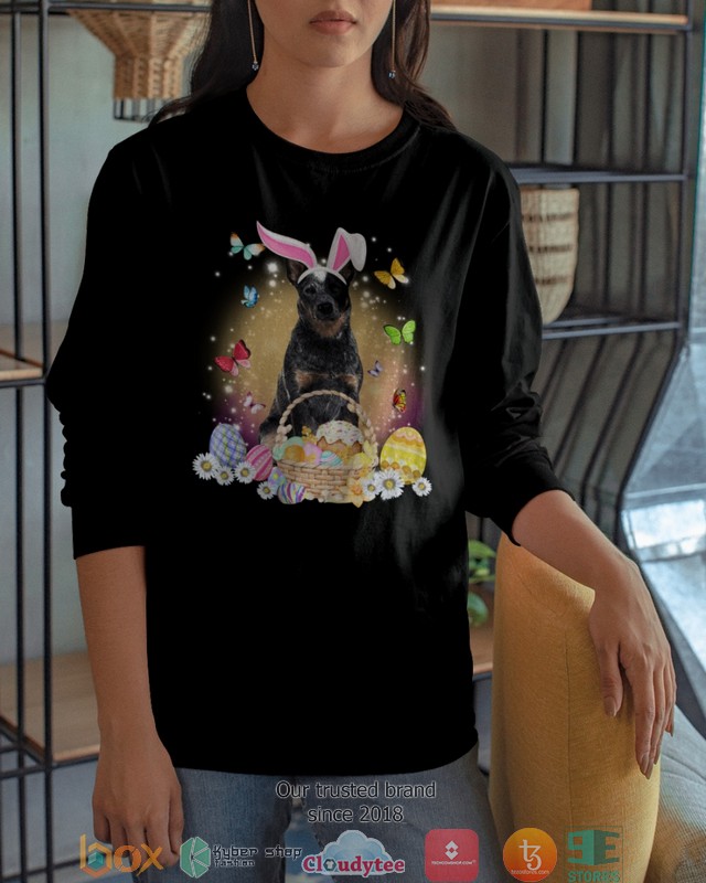 Easter Bunny Blue Heeler 2d shirt hoodie 1 2 3 4 5 6