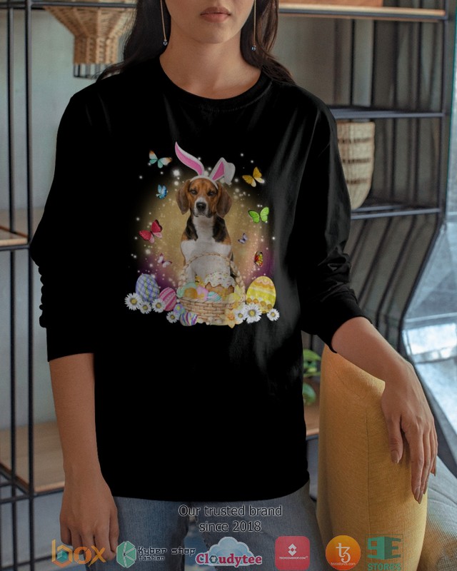 Easter Bunny Brown Beagle 2d shirt hoodie 1 2 3 4 5 6