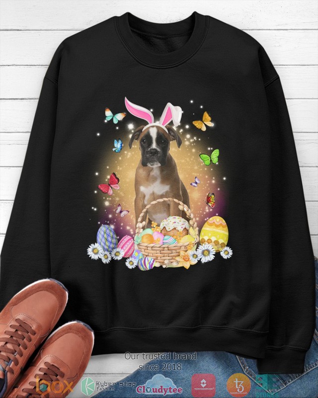 Easter Bunny Brown Boxer 2d shirt hoodie 1 2 3