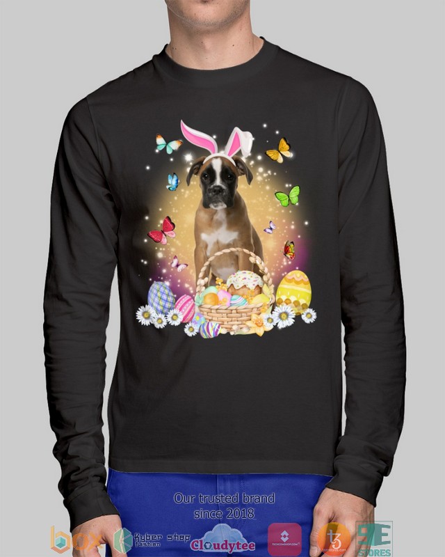 Easter Bunny Brown Boxer 2d shirt hoodie 1 2 3 4 5