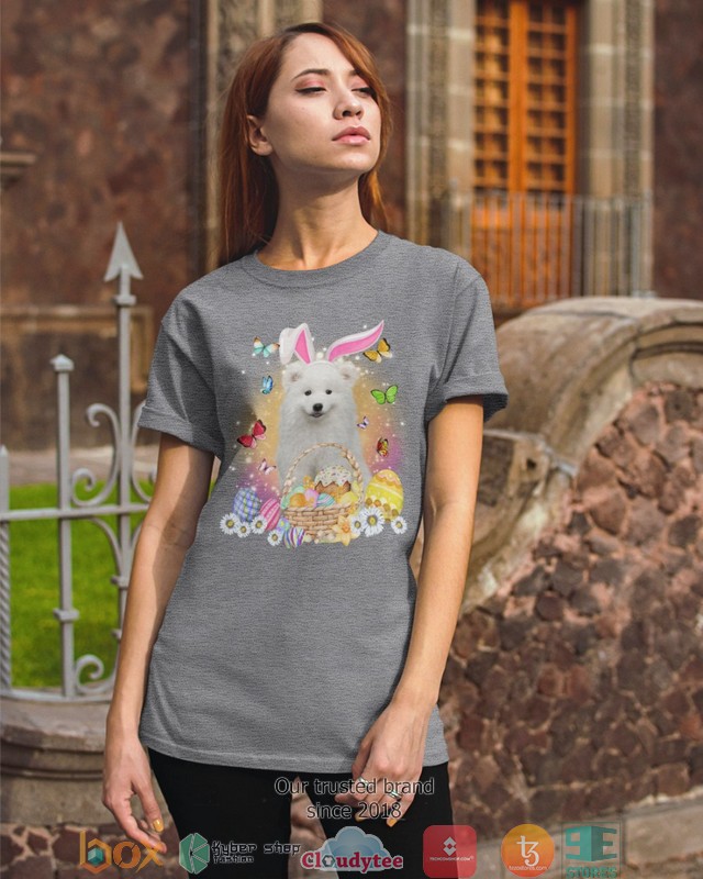 Easter Bunny Samoyed 2d shirt hoodie