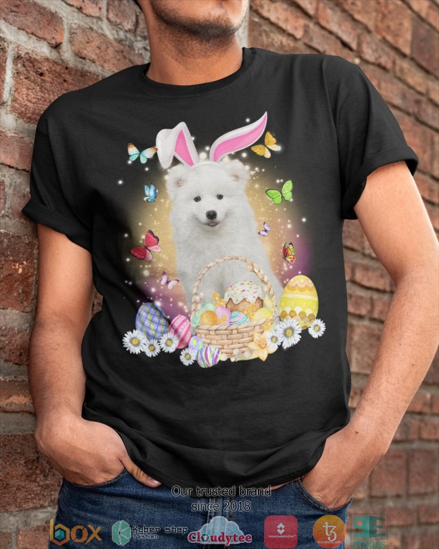 Easter Bunny Samoyed 2d shirt hoodie 1