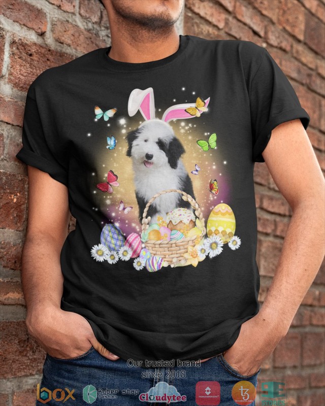 Easter Bunny Sheepadoodle 2d shirt hoodie 1