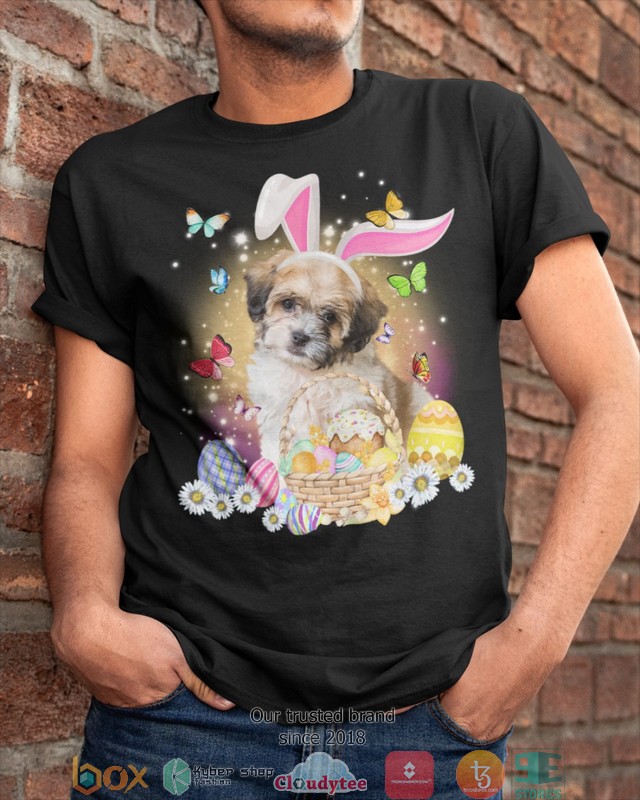 Easter Bunny Shichon 2d shirt hoodie 1