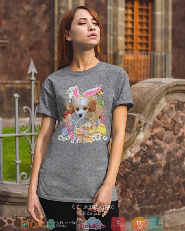 Easter Bunny Shih Poo 2d shirt hoodie