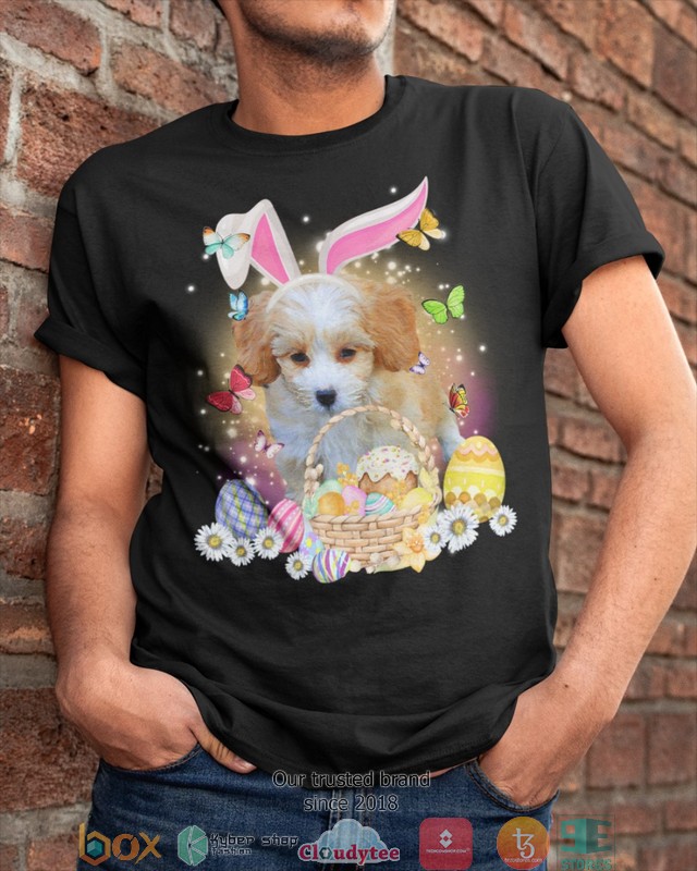 Easter Bunny Shih Poo 2d shirt hoodie 1