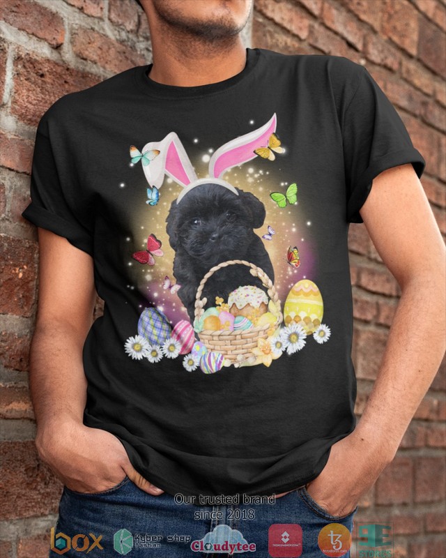 Easter Bunny Shoodle 2d shirt hoodie 1