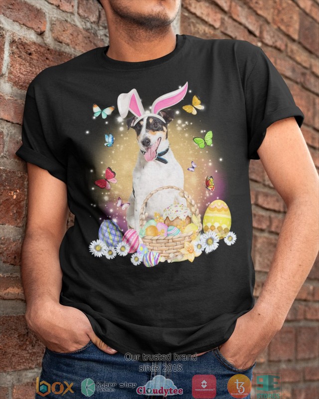 Easter Bunny Smooth Fox Terrier 2d shirt hoodie 1
