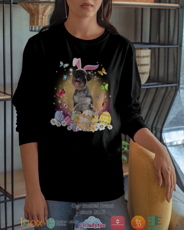 Easter Bunny Standard Schnauzer 2d shirt hoodie 1 2 3 4 5 6