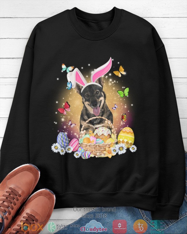 Easter Bunny Swedish Vallhund 2d shirt hoodie 1 2 3
