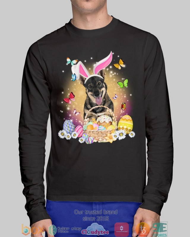 Easter Bunny Swedish Vallhund 2d shirt hoodie 1 2 3 4 5