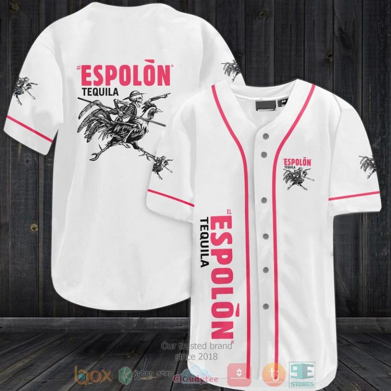 Espolon Tequila white Baseball Jersey