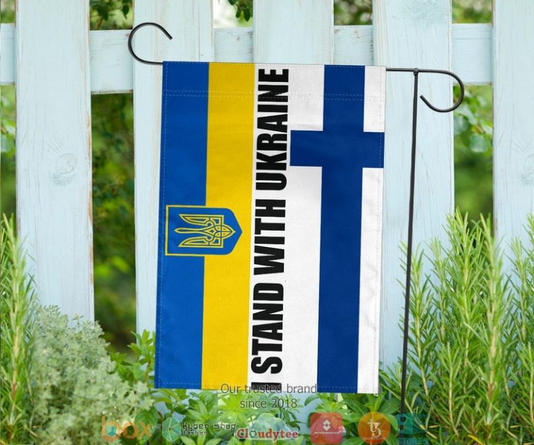 Finland I Stand With Ukraine Flag 1