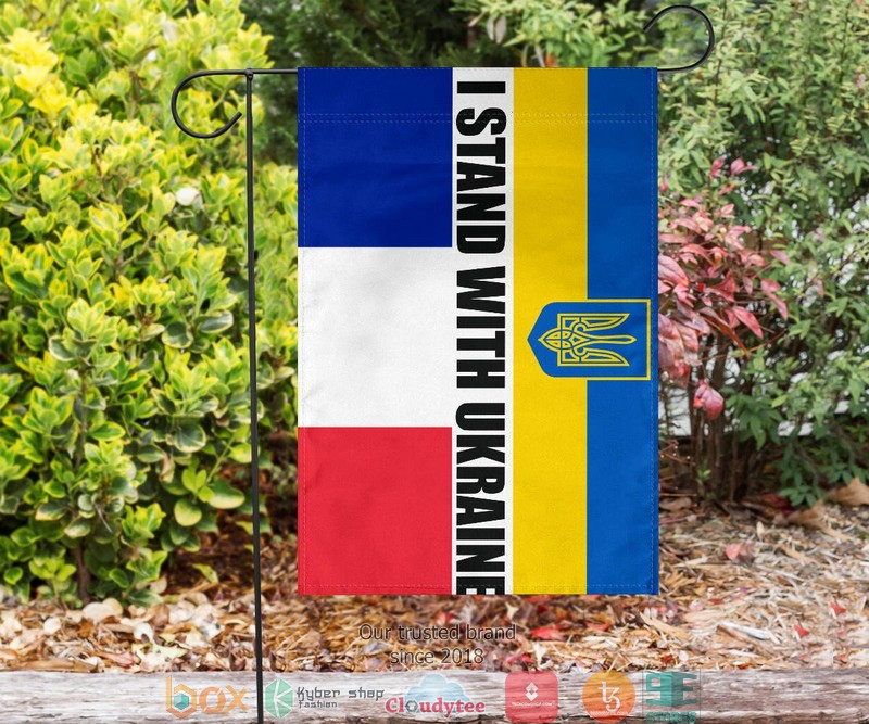 France I Stand With Ukraine Flag 1