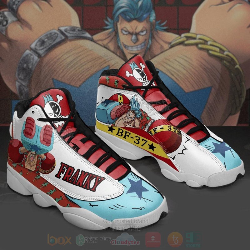 Franky One Piece Anime Air Jordan 13 Shoes