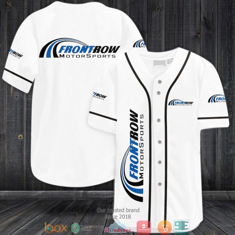 Front Row Motorsports Car Team Jersey Baseball Shirt