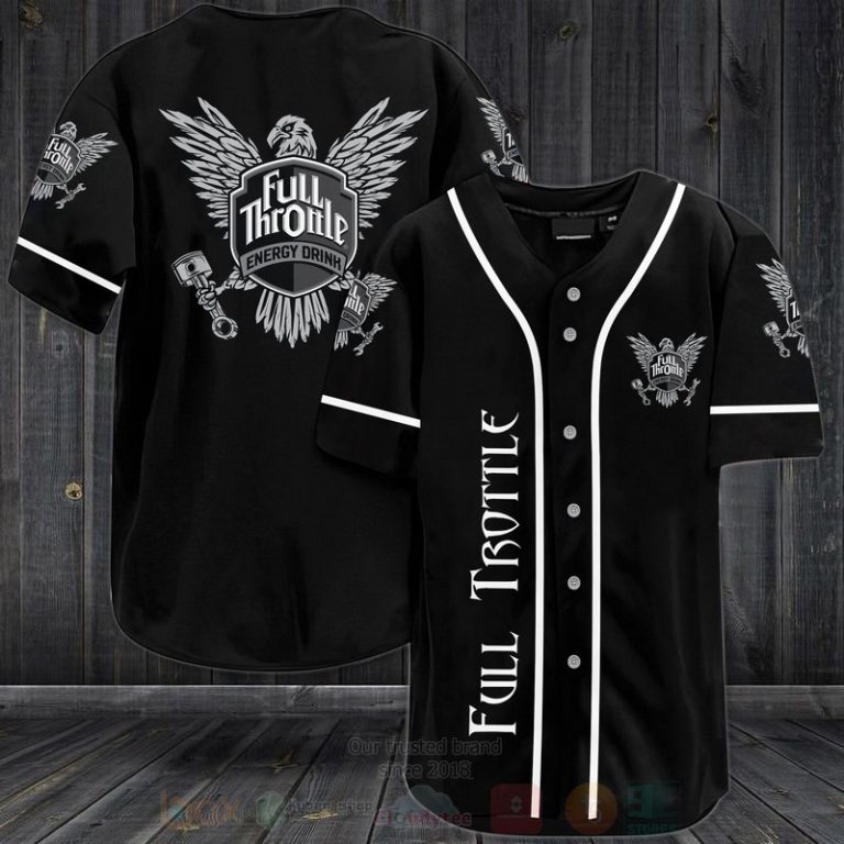 Full Throttle Energy Drink Baseball Jersey Shirt