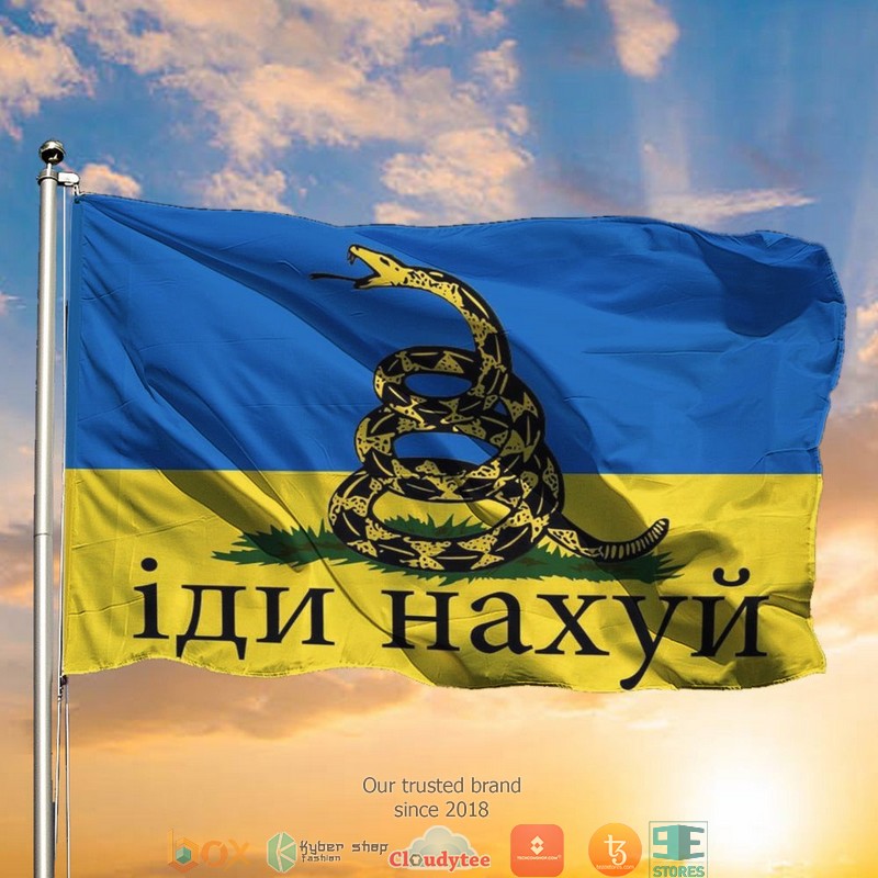 Gadsden Ukraine Snake Dont Tread On Me Ukranian Flag