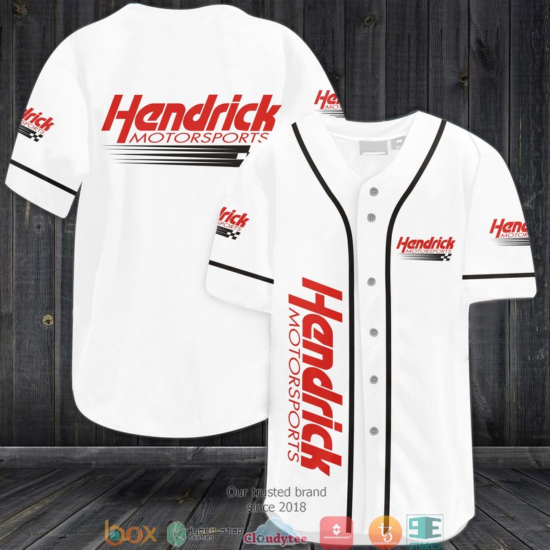 Hendrick Motorsports Car Team Jersey Baseball Shirt