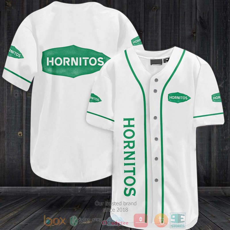 Hornitos white green Baseball Jersey