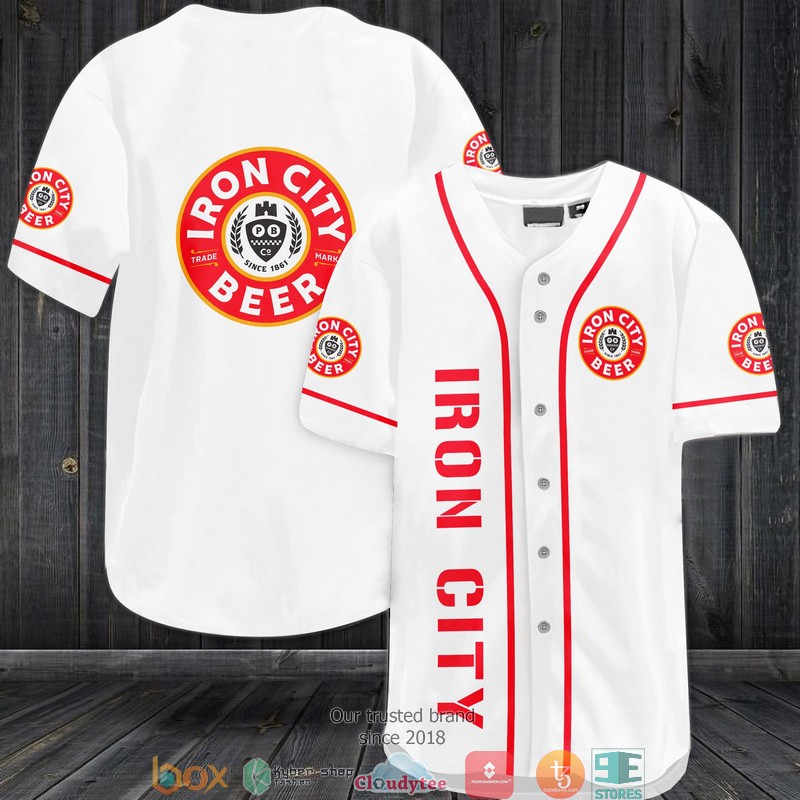 Iron city beer Jersey Baseball Shirt