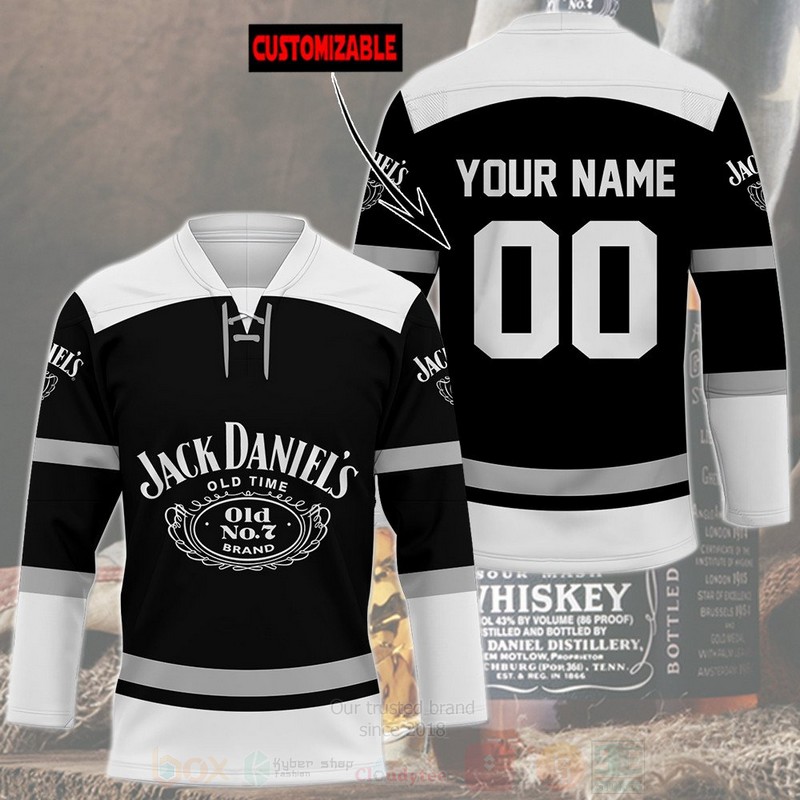 Jack Daniels Personalized Hockey Jersey Shirt