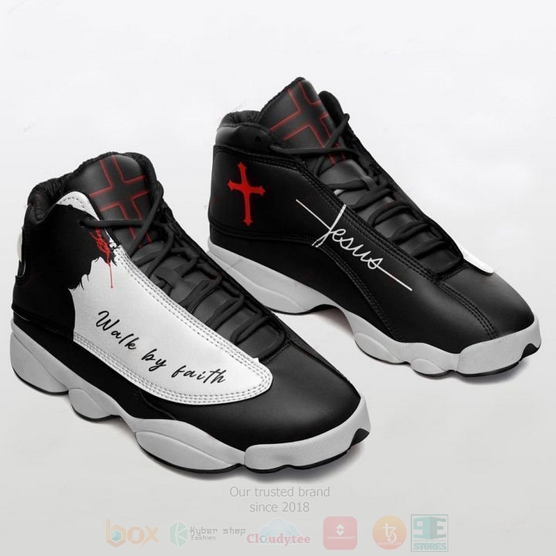 Jesus Walk By Faith Air Jordan 13 Shoes