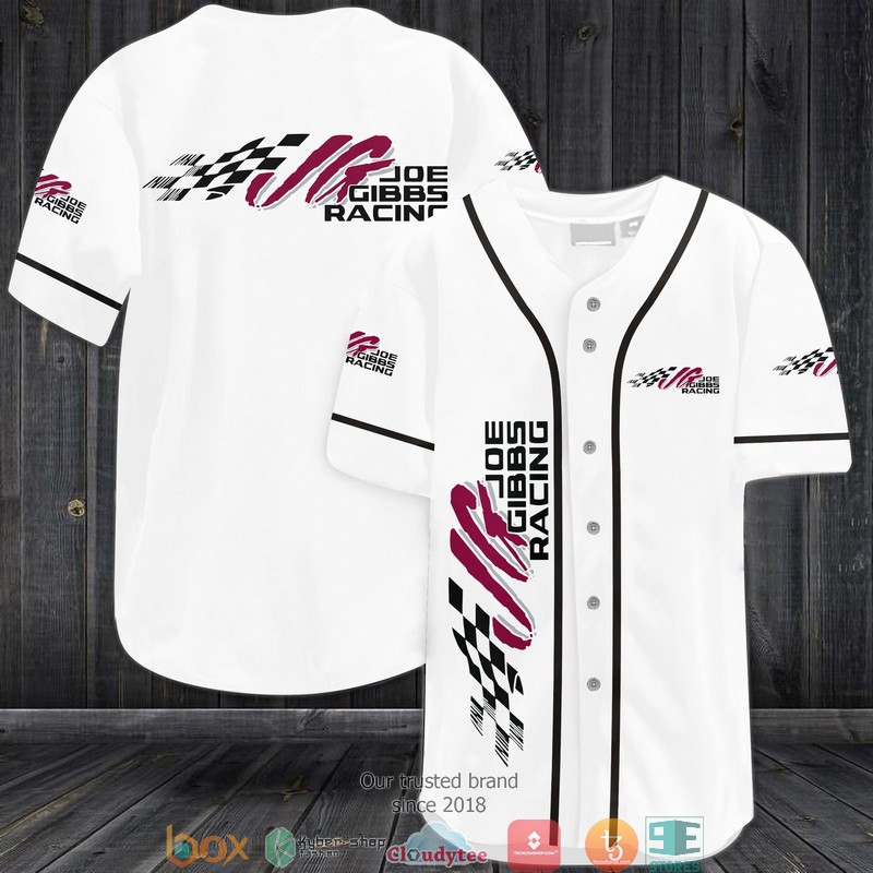 Joe Gibbs Racing Car Team Jersey Baseball Shirt
