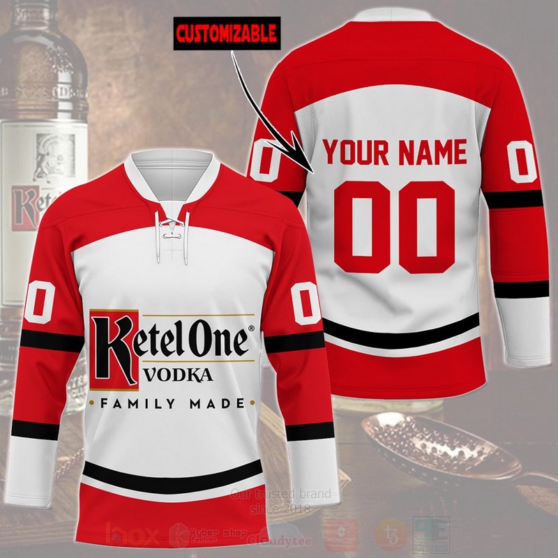 Ketel One Vodka Personalized Hockey Jersey Shirt