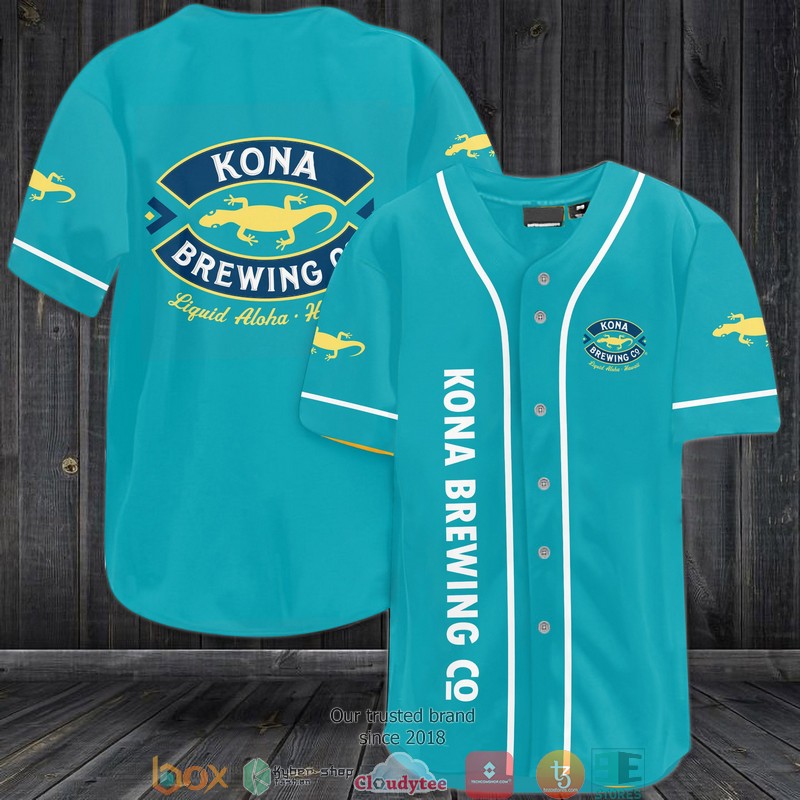 Kona Brewing Co Jersey Baseball Shirt