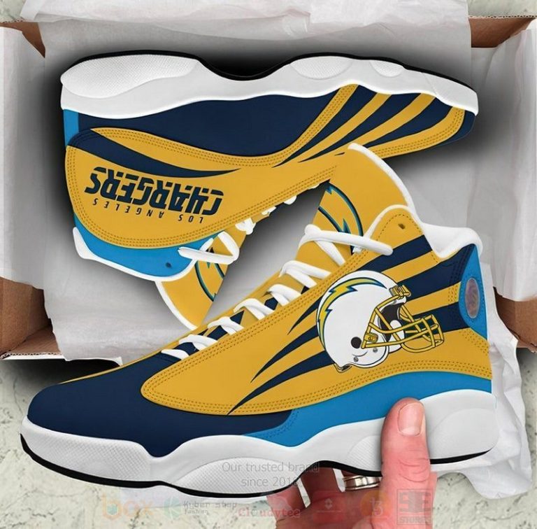 Los Angeles Chargers Football NFL Air Jordan 13 Shoes